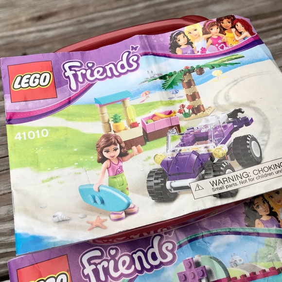 100% Complete 2 LEGO FRIENDS 41085 41010 Pets Beach Buggy Building Block Sets - Picture 6 of 8